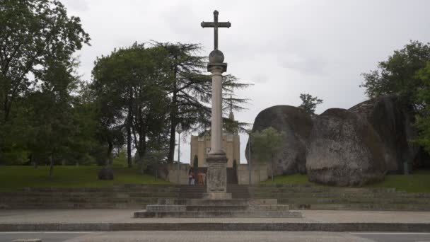 Santuario Penha Santuario Guimaraes Portogallo — Video Stock