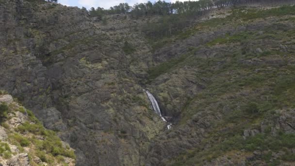 Cascata Fisgas Ermelo Vista Dal Punto Vista Mondim Basto Più — Video Stock