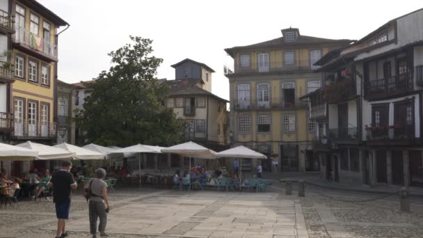 Largo Misericordia Guimaraes Portugal — Vídeo de stock
