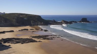 Praia dos machados beach in Costa Vicentina, Portugal