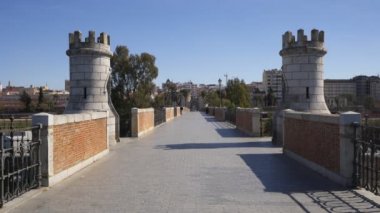 Puente de Palmas Köprüsü, Badajoz, İspanya