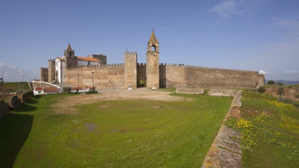 Zamek Mourao Alentejo Portugalia — Wideo stockowe