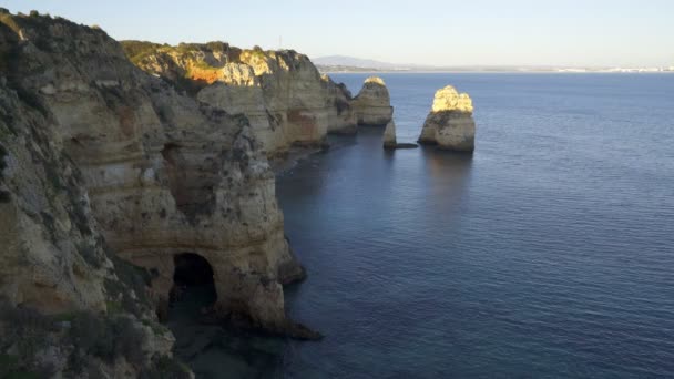 Ponta Piedade Lagos Portugal — Vídeo de Stock