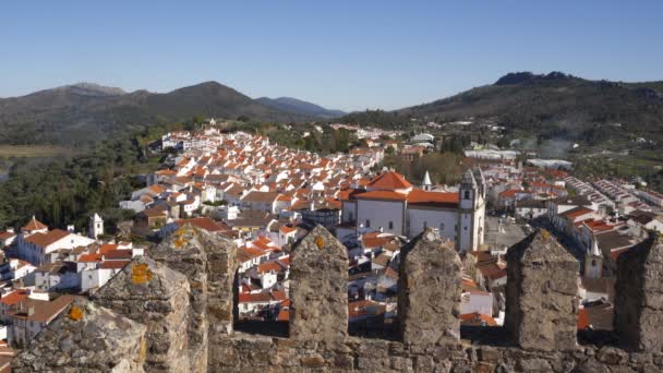 Zamek Castelo Vide Alentejo Portugalia — Wideo stockowe