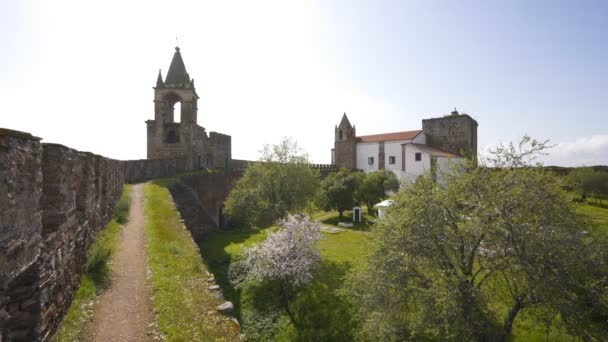 Schloss Mourao Alentejo Portugal — Stockvideo