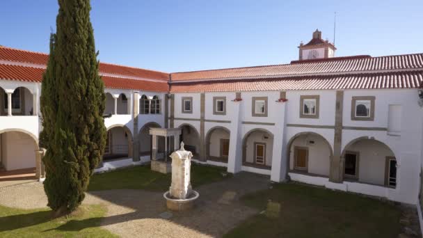 Portalegre Bibliothek Kloster Santa Clara Portugal — Stockvideo