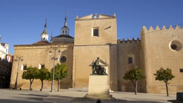 Catedral Badajoz Espanha — Vídeo de Stock