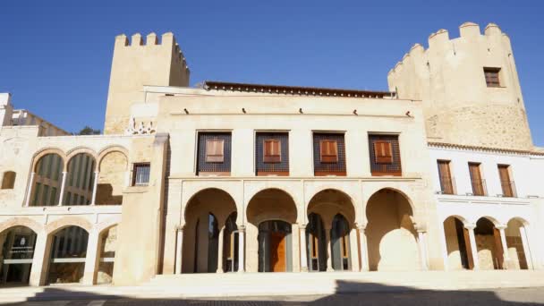 Plaza Alta Buildings Badajoz Spain — Stock Video