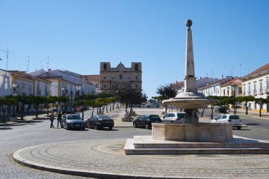 Vila vicosa ana caddesi Alentejo, Portekiz