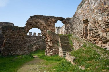 Mourao Kalesi, Portekiz, Alentejo 'daki tarihi bina harabesi.