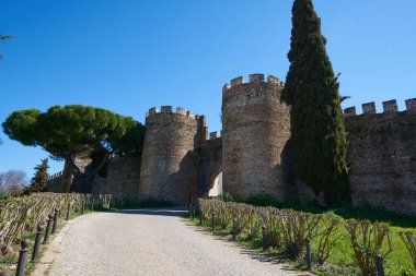 Portekiz, Alentejo 'daki Vila Vicosa şatosunun girişi