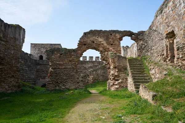 穆劳城堡摧毁了葡萄牙Alentejo的历史建筑 — 图库照片