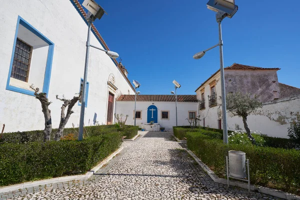 Vila Vicosa Pueblo Calle Con Casas Blancas Alentejo Portugal — Foto de Stock