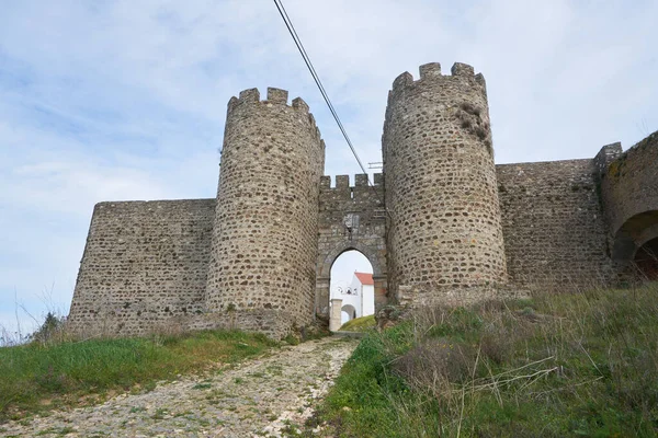 Muralla Entrada Del Castillo Evoramonte Alentejo Portugal — Foto de Stock