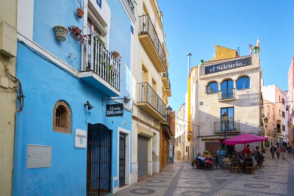 Badajoz Hermosa Vista Calle Antigua Con Edificios Coloridos Tradicionales España — Foto de Stock