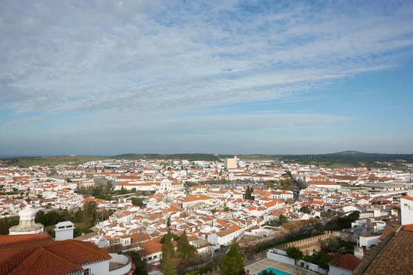 Utsikt Över Staden Estremoz Från Slottet Alentejo Portugal — Stockfoto
