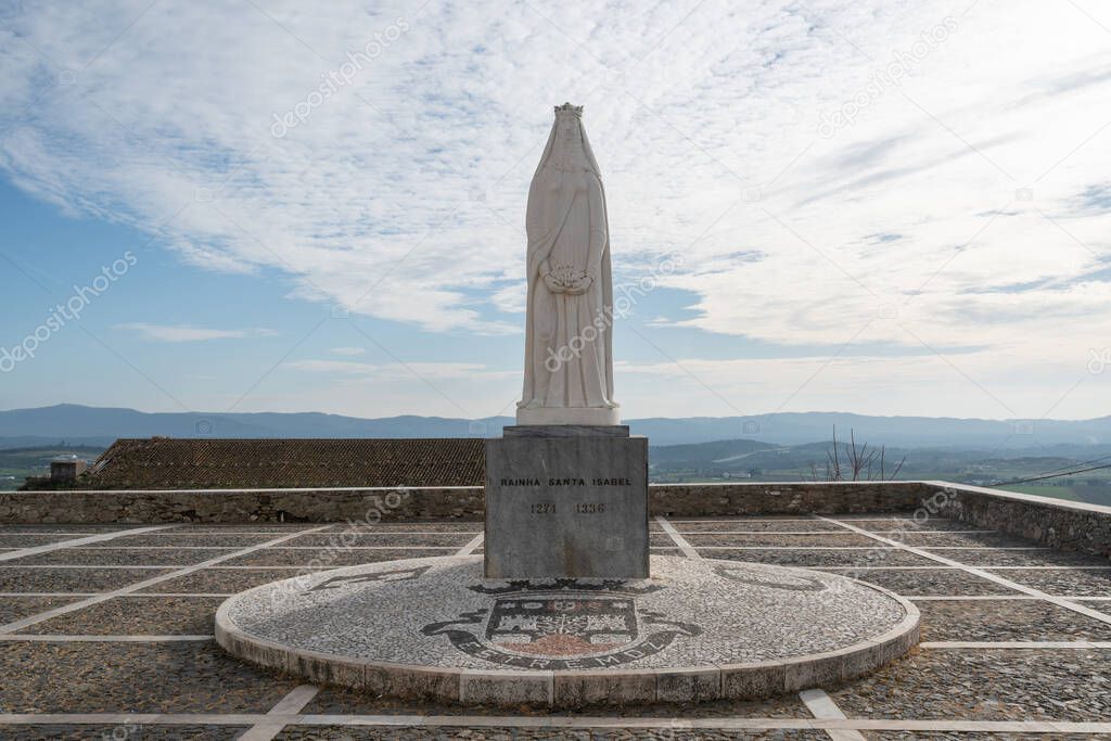 Queen Santa Isabel Elizabeth statue in Estremoz, Portugal