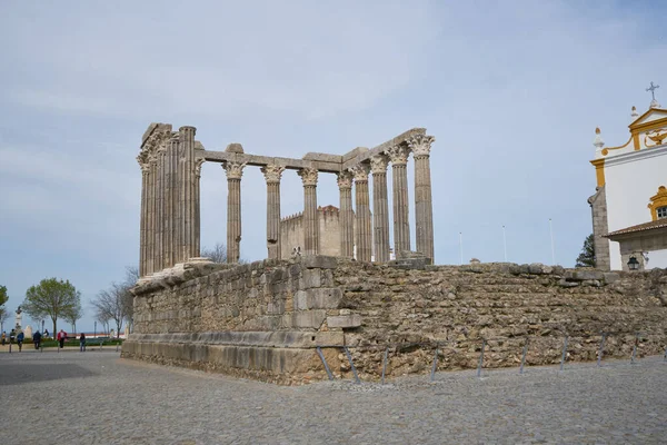 Templo Diana Evora Portugal — Foto de Stock