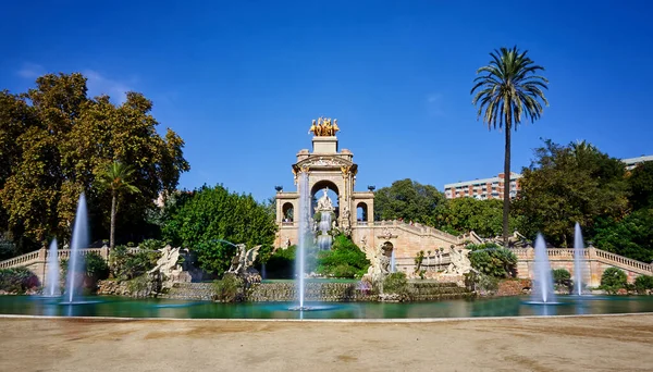 Cascada Monumental Barcelona España — Foto de Stock