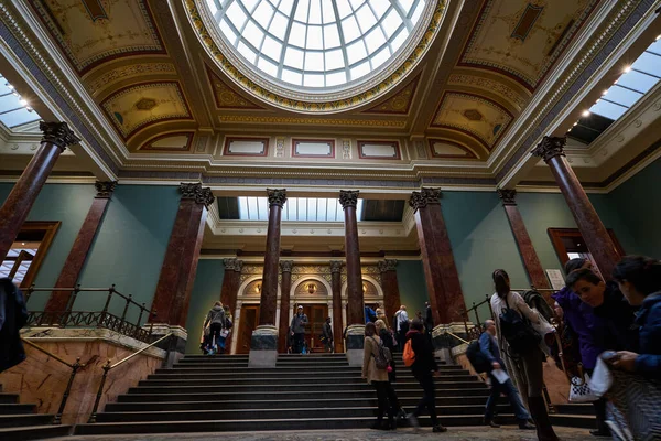 Eingang National Gallery London — Stockfoto