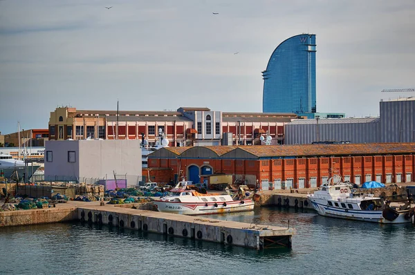 Barcelona Marina Barcelonában Spanyolország — Stock Fotó