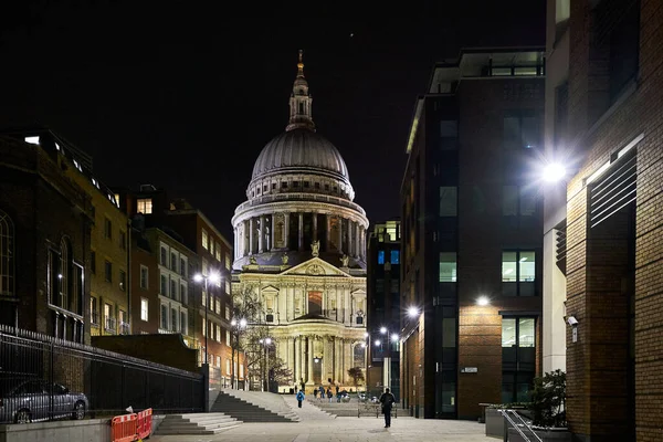 Paul Cathedral Night — Stock Photo, Image