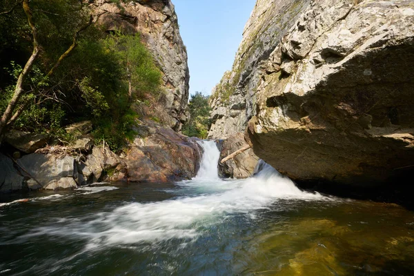 Increíble Cascada Fragas Sao Simao Portugal — Foto de Stock