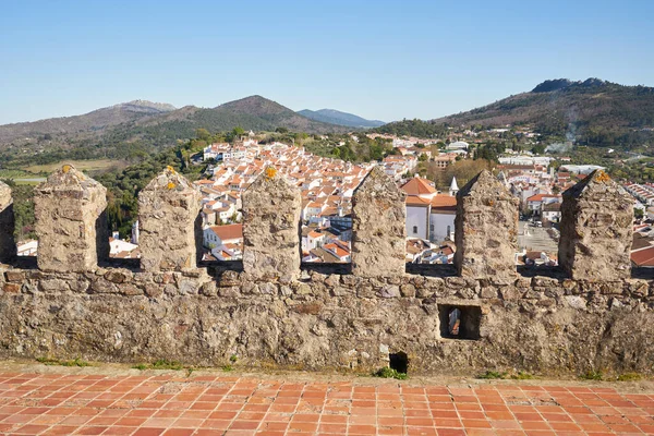 Castillo Castelo Vide Alentejo Vista Ciudad Portugal — Foto de Stock