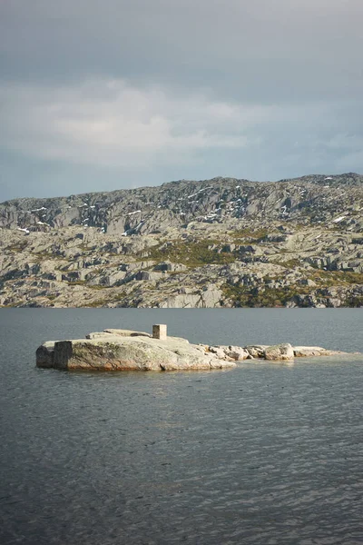 Paisaje Laguna Lagoa Comprida Serra Estrela Portugal — Foto de Stock