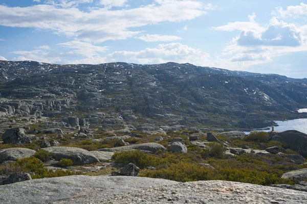 Paisaje Laguna Lagoa Comprida Serra Estrela Portugal — Foto de Stock