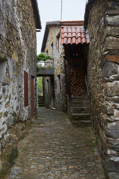 Casas Tradicionais Xisto Aldeia Gondramaz Portugal — Fotografia de Stock