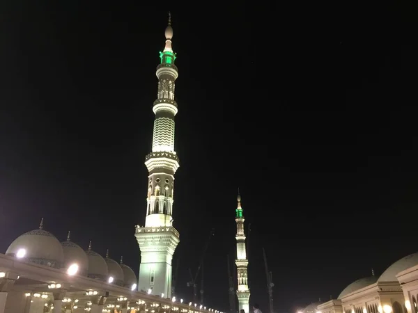 沙特阿拉伯阿尔马迪纳，2016年9月，清真寺（清真寺）纳巴维 — 图库照片