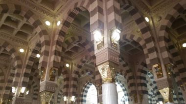 Al Madinah, Suudi Arabistan, Eylül 2016 mescidi (cami) nabawi 
