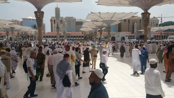 Аль-Медина, Саудовская Аравия, сентябрь 2016 года мечеть Набави — стоковое фото