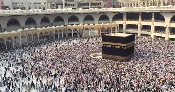 Al Madinah, Saudiarabien, september 2016 Masjid (moské) Nabawi — Stockvideo