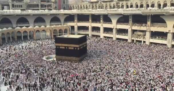 Medyna, Arabia Saudyjska, wrzesień 2016 Masjid (Meczet) Nabawi — Wideo stockowe