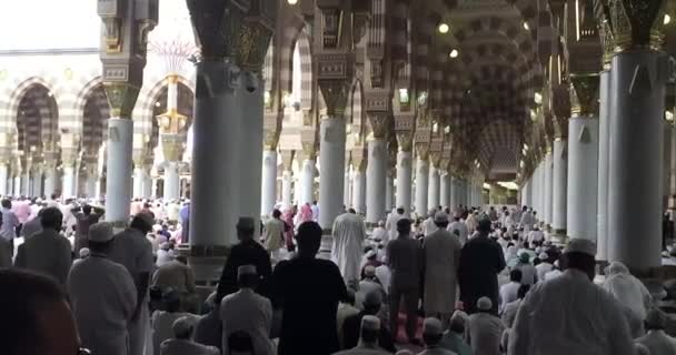 Al Madinah, Arabia Saudita, settembre 2016 masjid (moschea) nabawi — Video Stock