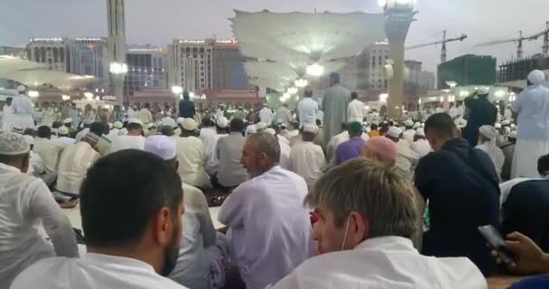 Al Madinah, Arabia Saudita, settembre 2016 masjid (moschea) nabawi — Video Stock