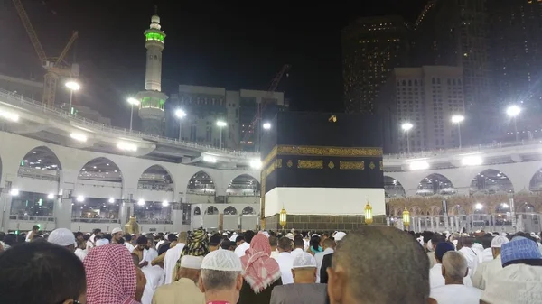 MECCA, SAUDI ARABIA, setembro 2016 - Peregrinos muçulmanos de todos os lugares — Fotografia de Stock