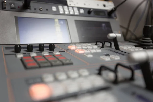 Broadcast studio video and audio switcher mixer