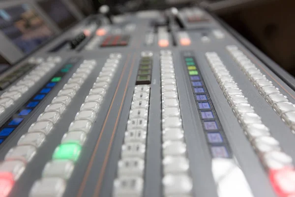 Broadcast studio video and audio switcher mixer