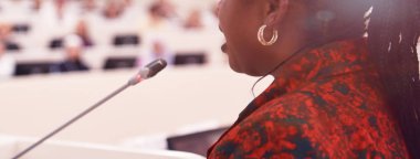 Ekonomik kalkınma modeli temsil Afrika iş kadını