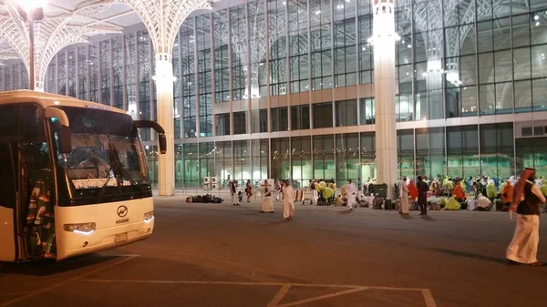 Mecca Saudi Arabia September 2016 Мусульмани Горі Арафат Або Джабал — стокове фото