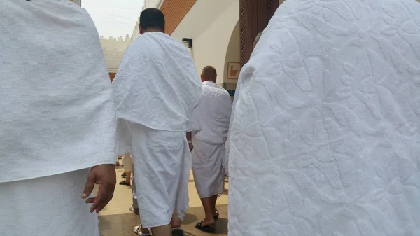 Mecca, Szaúd-Arábia, szeptember 2016 - muzulmán zarándokok — Stock Fotó