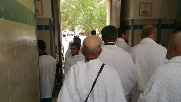 MECCA, ARABIA SAUDITA, septiembre de 2016 - peregrinos musulmanes —  Fotos de Stock