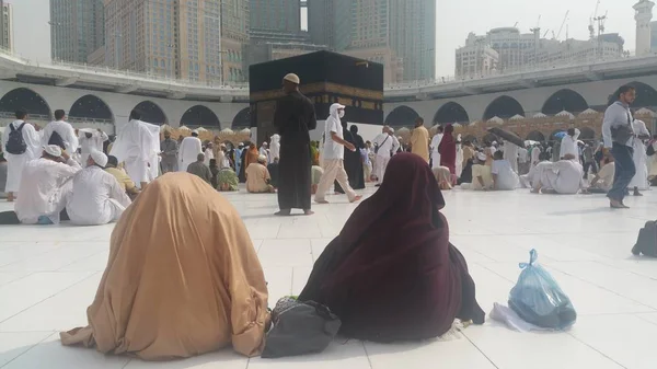 Mekka, Saúdská Arábie, v září 2016 - muslimských poutníků ze všech o — Stock fotografie