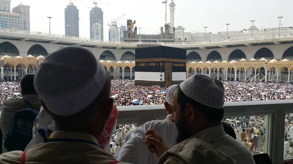Μέκκα, Σαουδική Αραβία, Σεπτέμβριος 2016 - μουσουλμάνους προσκυνητές από όλα τα o — Φωτογραφία Αρχείου