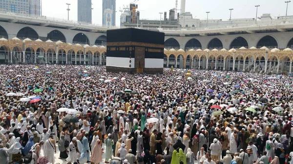 Mecca, Saudi-Arabië, September 2016 - moslim pelgrims uit alle o — Stockfoto