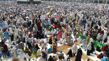 Mekke, Suudi Arabistan, Eylül 2016 - tüm o gelen Müslüman Hacı