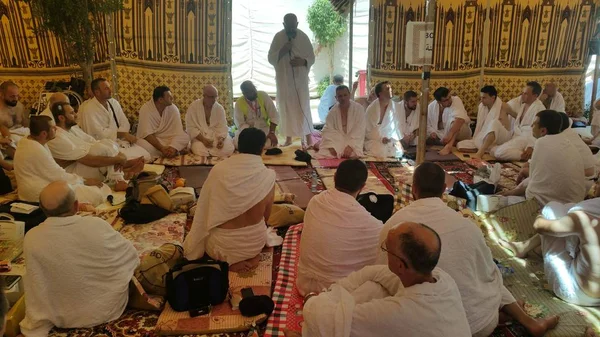 Mecca Saudi Arabia Seirik 2016 Muslim Gunung Arafat Atau Jabal — Stok Foto